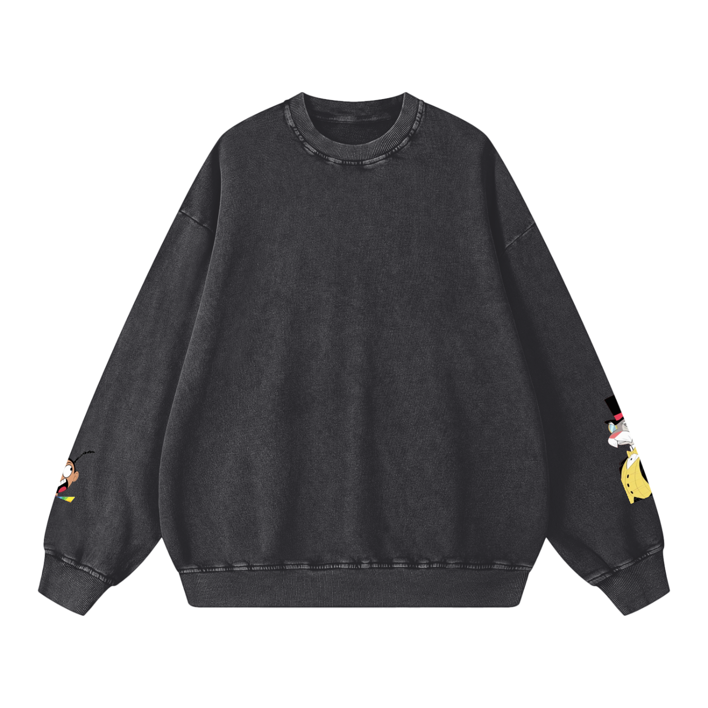 Snow Washed Oversized Sweatshirt